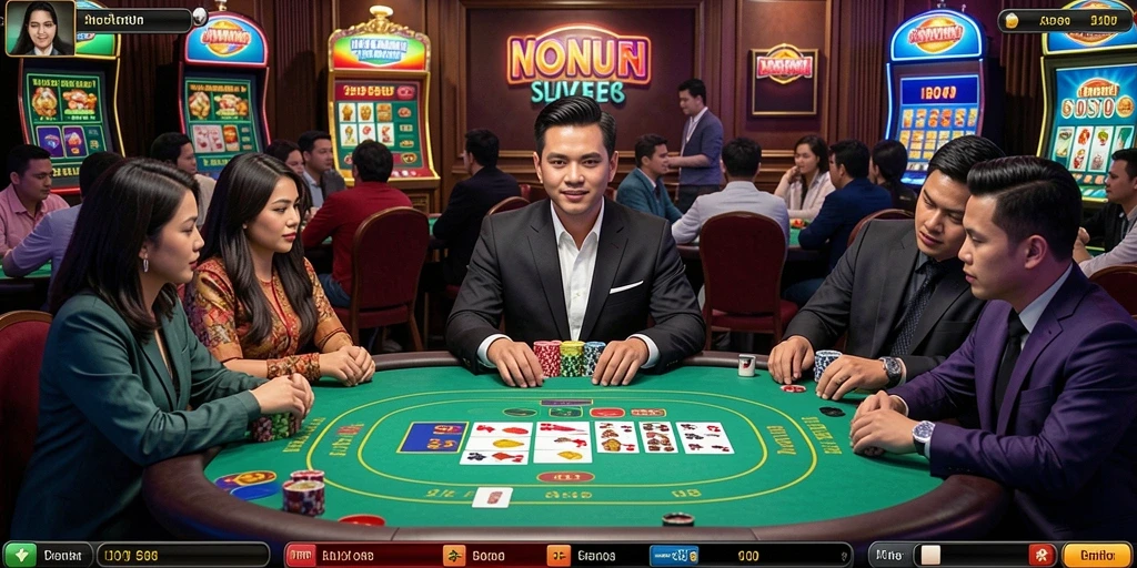 Tampilan karakter dengan desain yang menawan.
