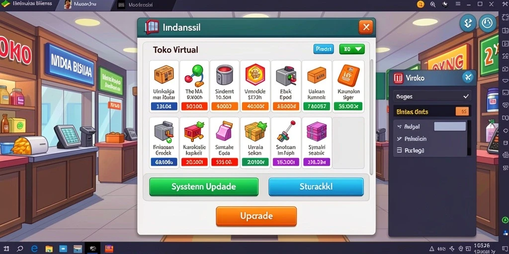 Tampilan antarmuka yang sederhana dan menarik.