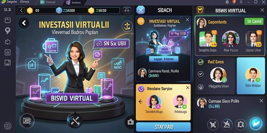 Tampilan awal game yang menarik perhatian.