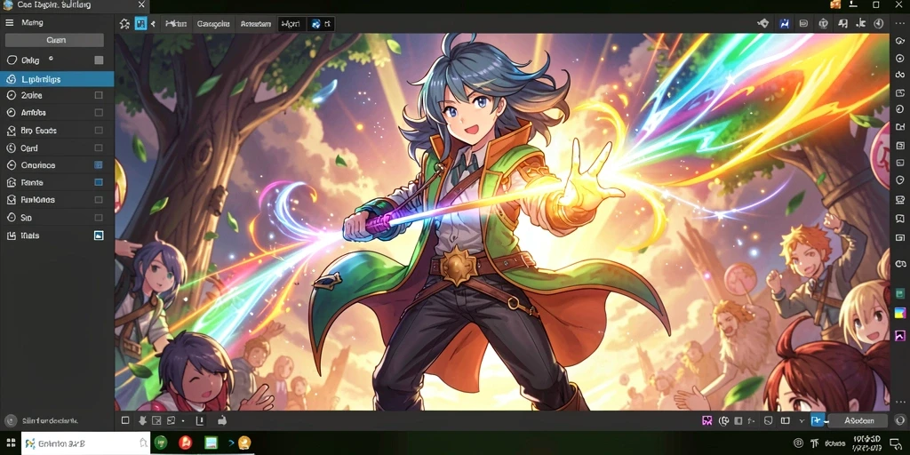 Screenshot menunjukkan grafik yang menakjubkan dari gameplay.