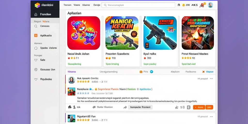 Tampilan antarmuka yang menarik dan ramah pengguna.