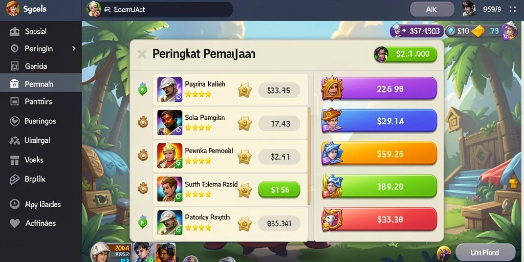 Tampilan antarmuka yang menarik dan mudah digunakan.