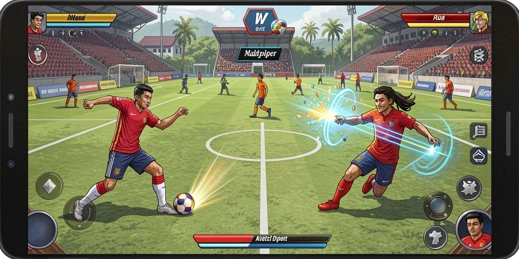 Tampilan antarmuka IDAGAME yang menarik dan modern.