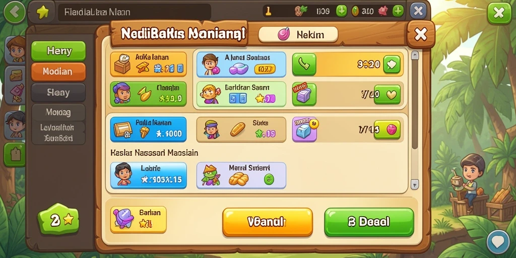 Antarmuka pengguna yang intuitif dan menarik.
