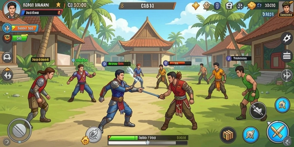 Tampilan utama SENIOR4D yang intuitif dan menarik.