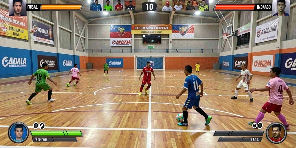 Tampilan interaktif dengan grafik menawan.