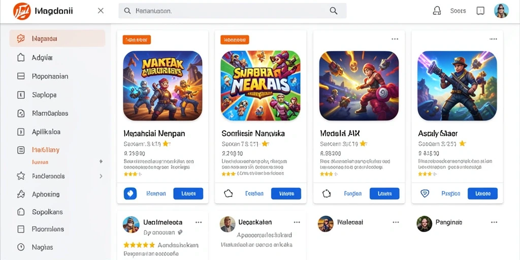 Tampilan utama aplikasi SONTOGEL yang menarik.