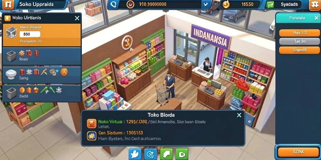 Screenshot menunjukkan karakter utama dalam aksi petualangan.